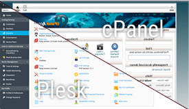 cpanel and plesk control panels
