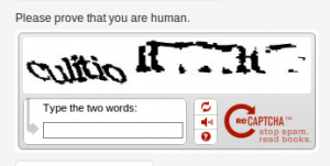 image of captcha